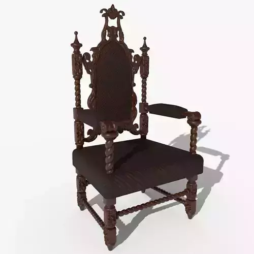 Renaissance Style HighBacked Chair model