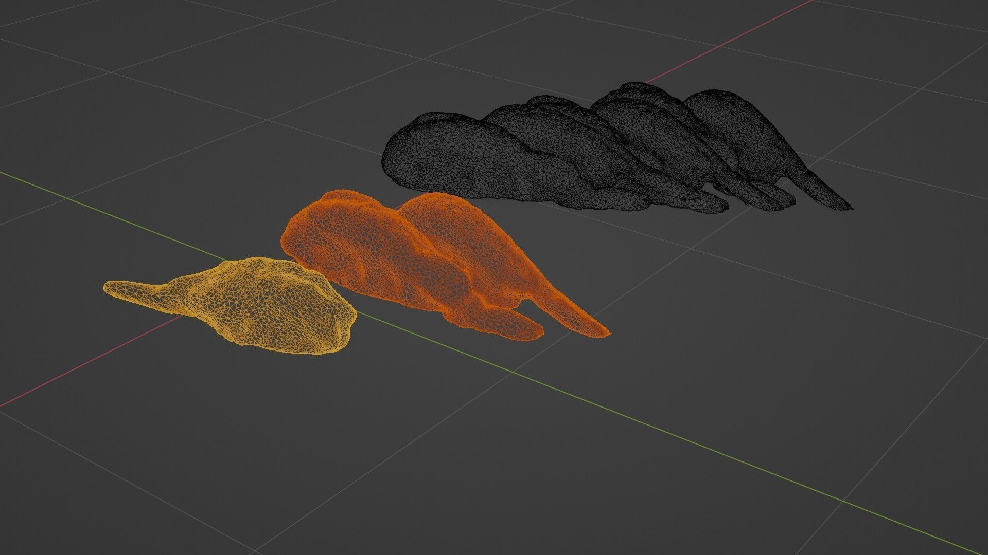 Sushi Delight 3D Scanned Shrimp Nigiri Low-poly 3D model_81