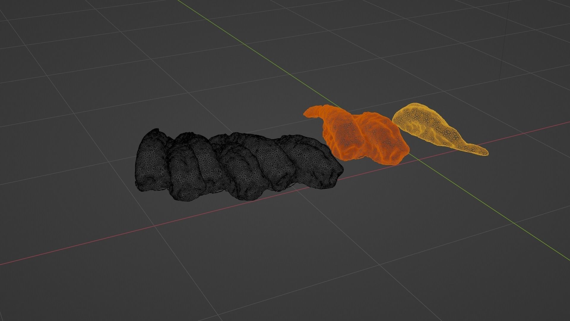 Sushi Delight 3D Scanned Shrimp Nigiri Low-poly 3D model_78