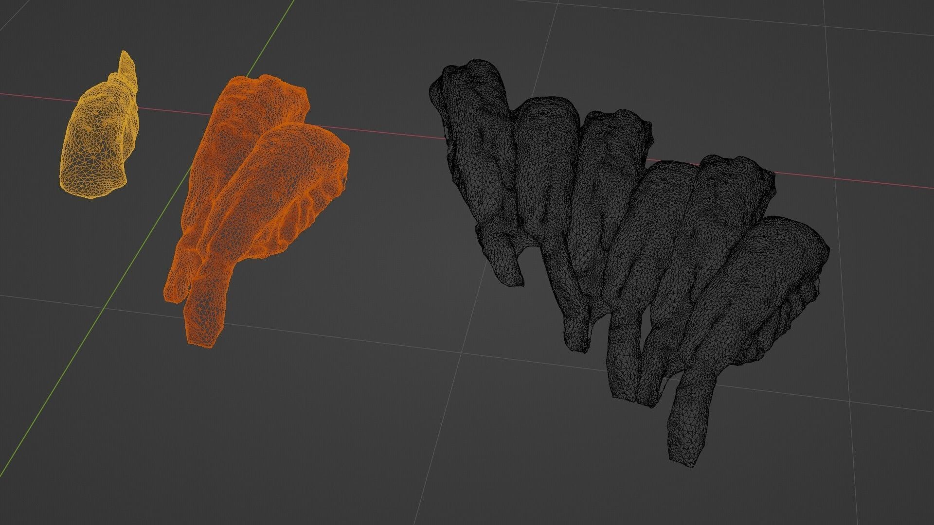 Sushi Delight 3D Scanned Shrimp Nigiri Low-poly 3D model_86