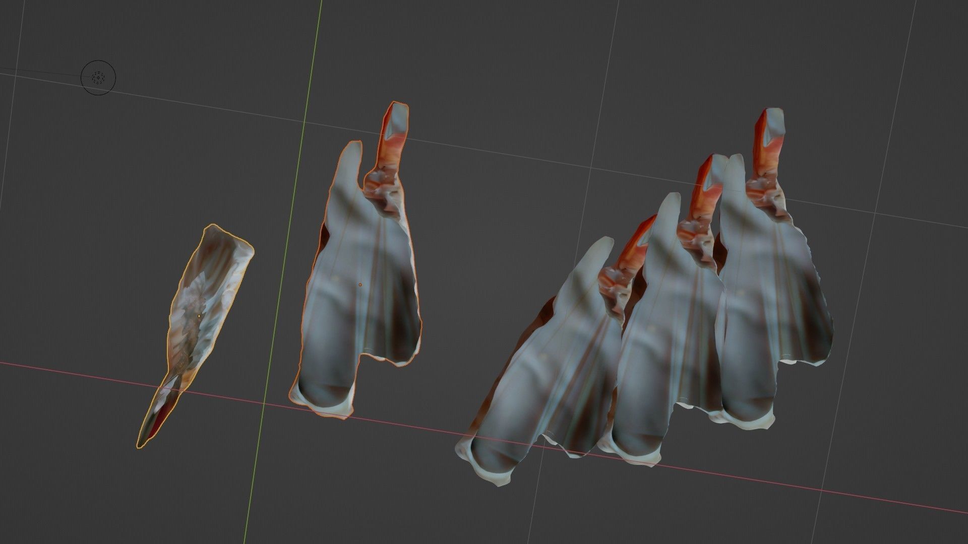 Sushi Delight 3D Scanned Shrimp Nigiri Low-poly 3D model_58