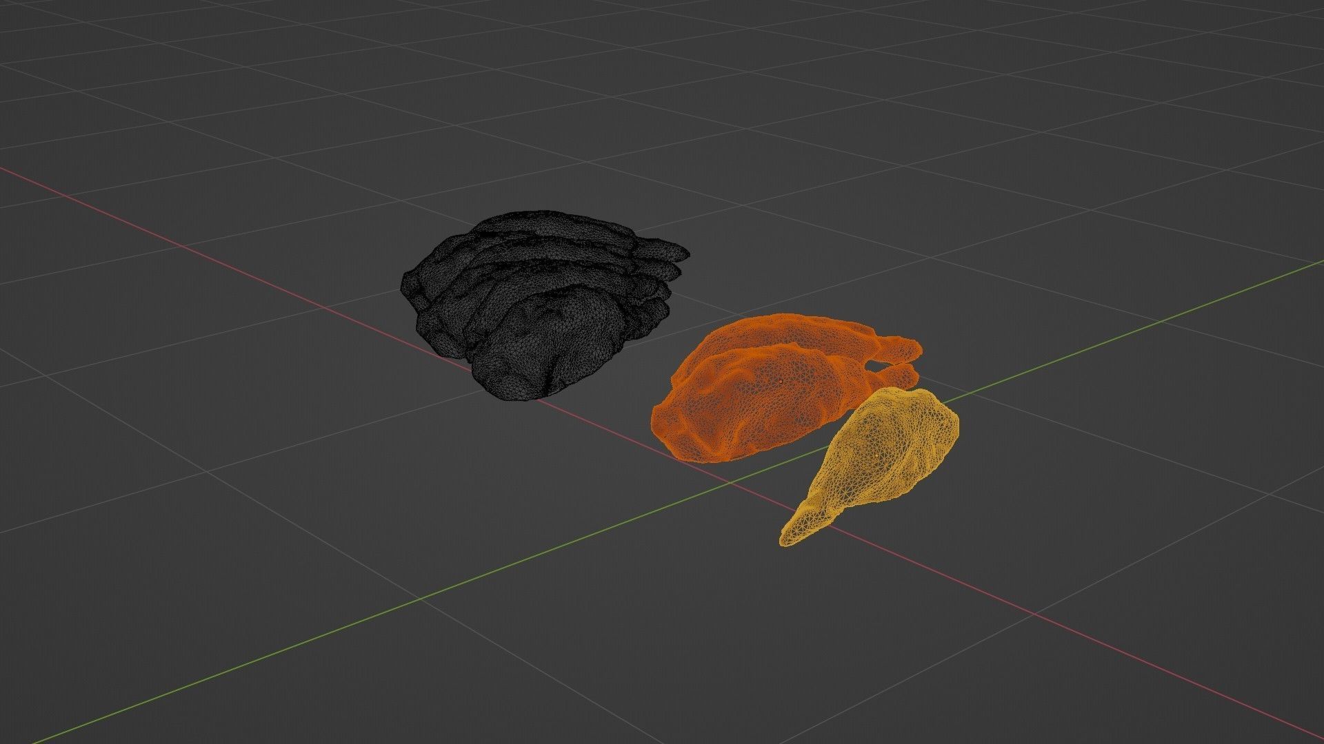 Sushi Delight 3D Scanned Shrimp Nigiri Low-poly 3D model_77