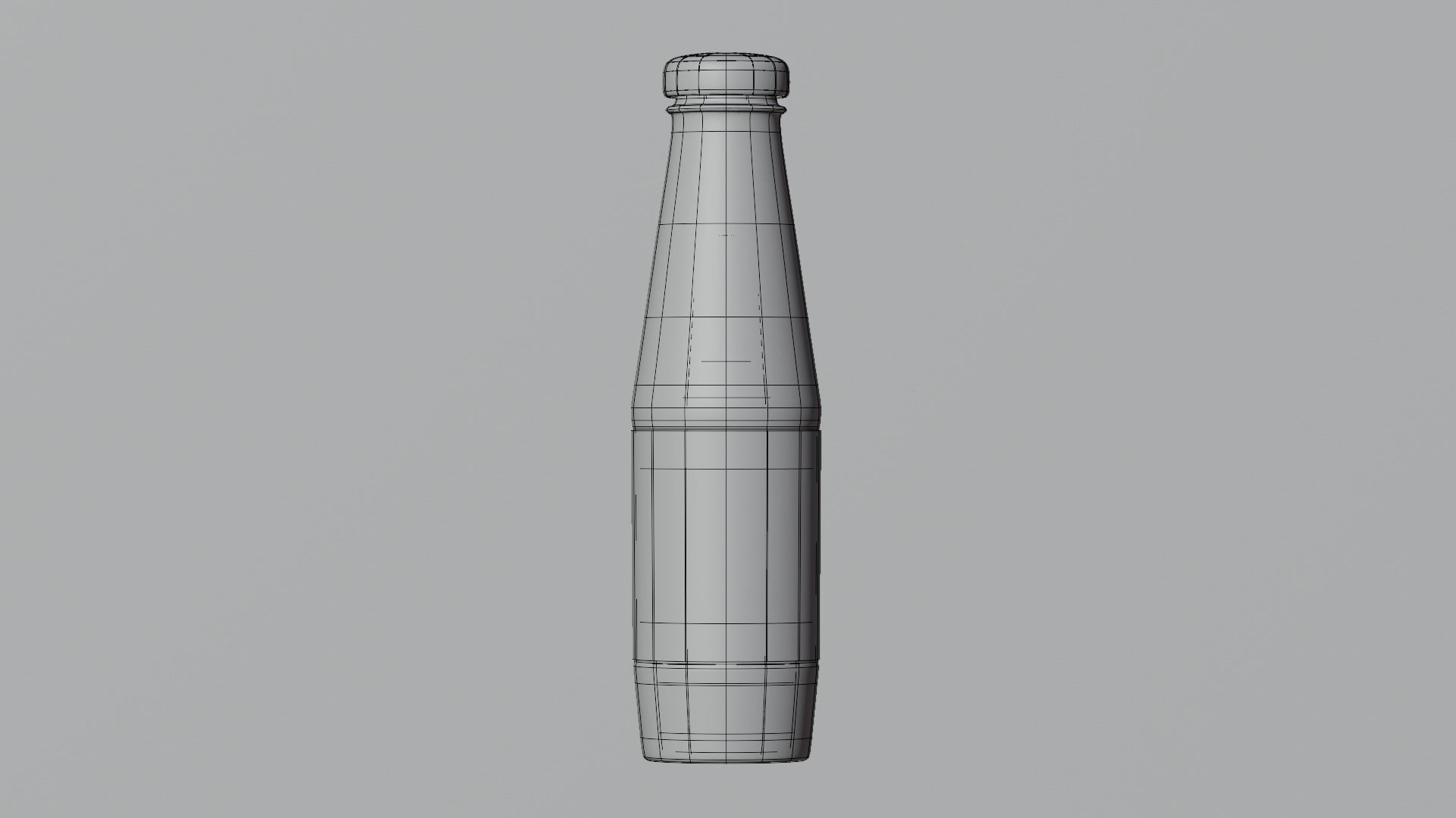 Sauce Bottle 3D model_6