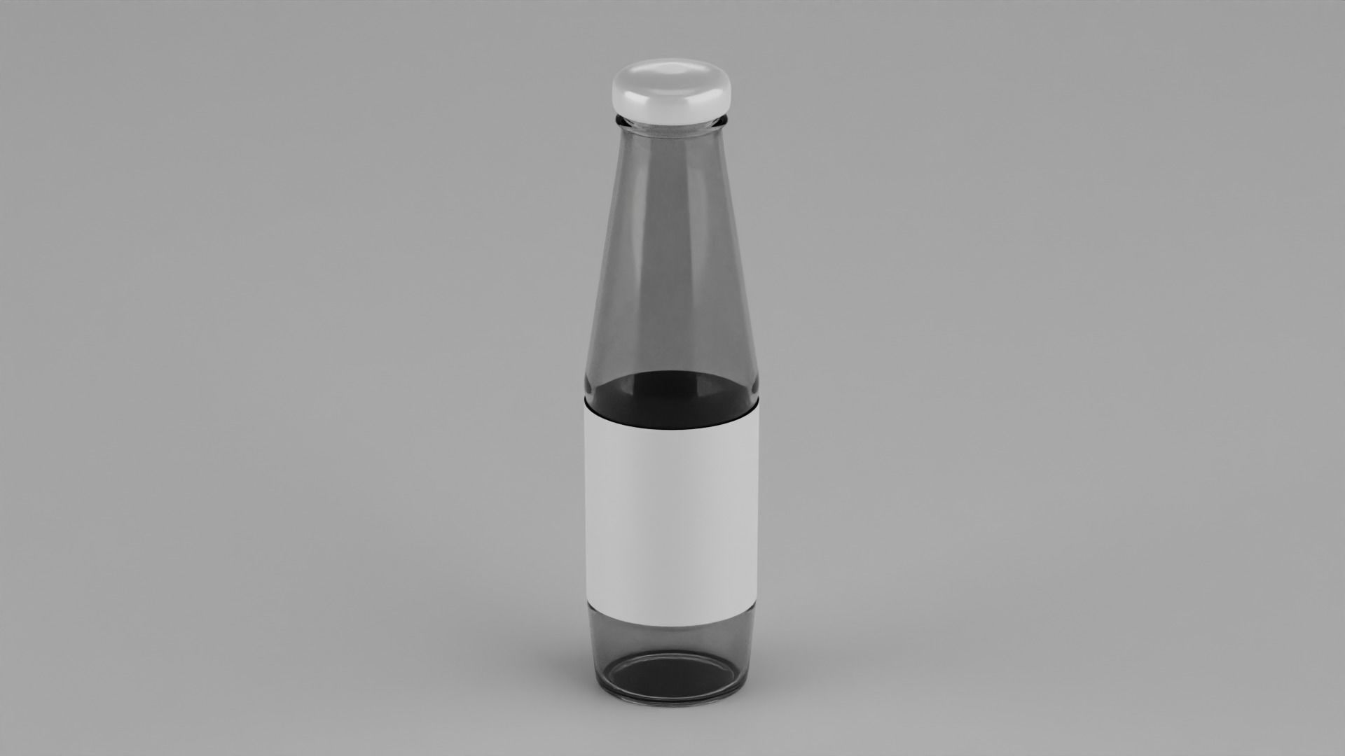Sauce Bottle 3D model_1