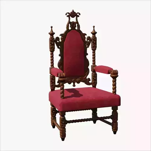 Renaissance Style HighBacked Chair model 4