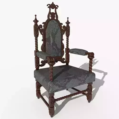 Renaissance Style HighBacked Chair model 6