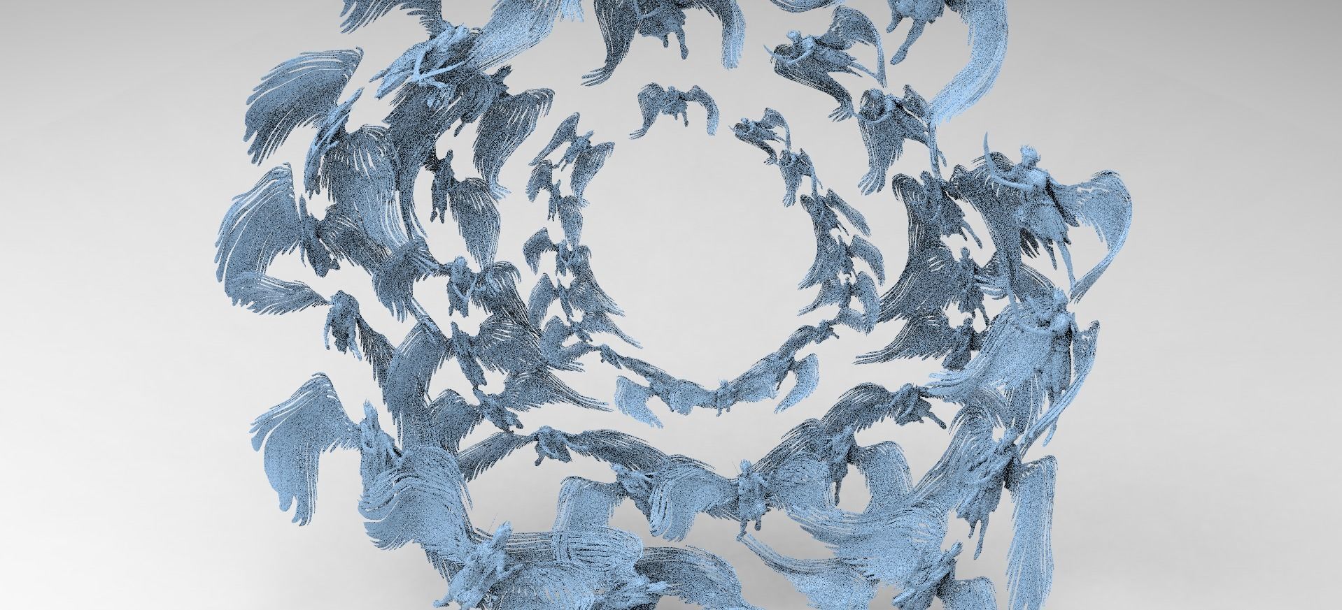 Dantes Inferno Ghost Angel Portal 3D model_1