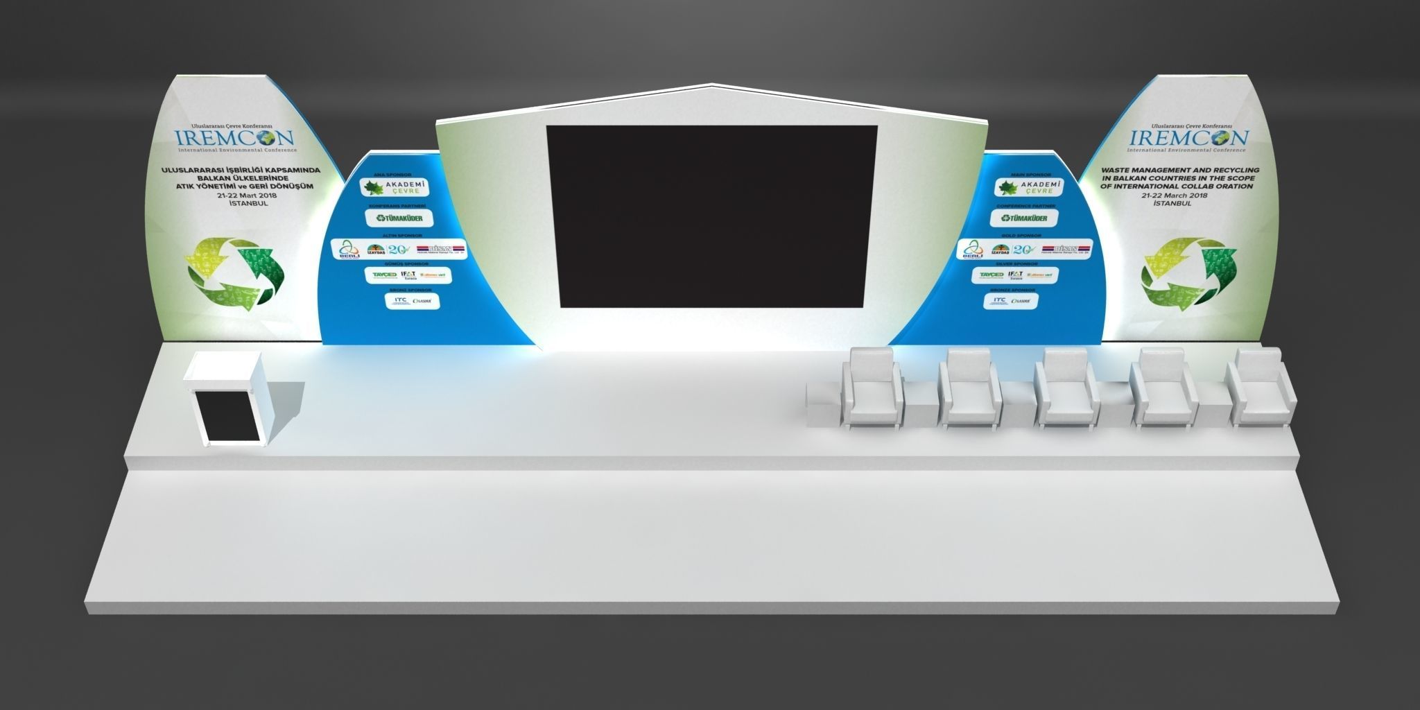 Stage Decor 51 3D model_3