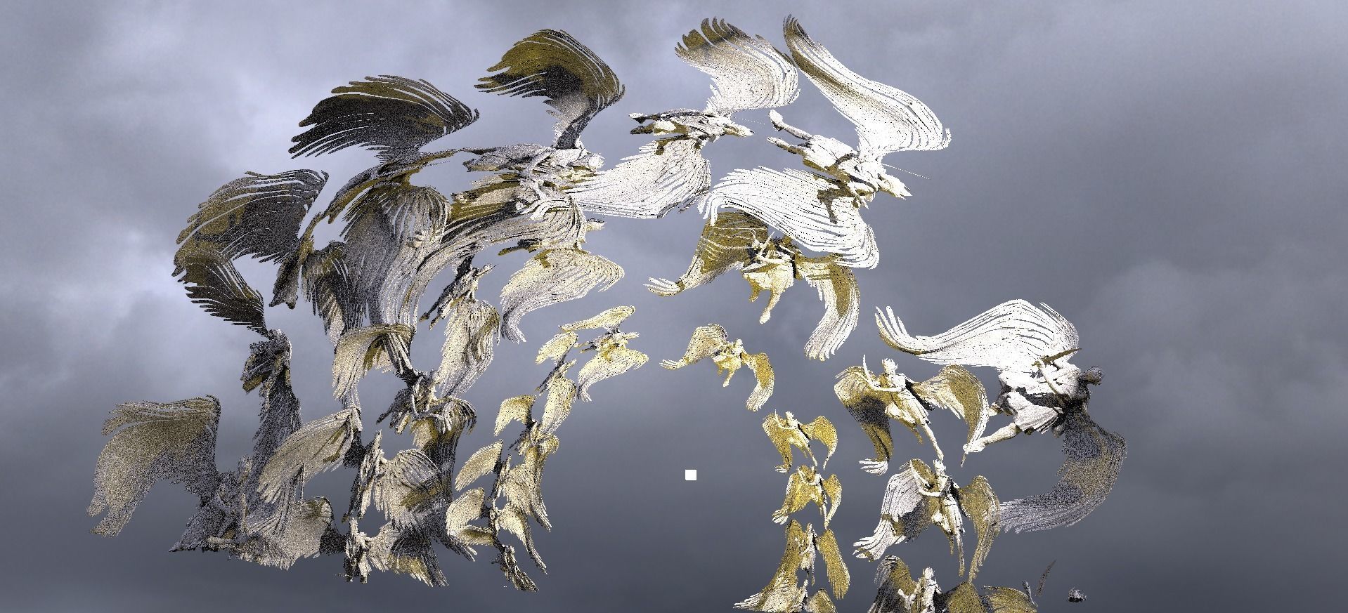 Dantes Inferno Ghost Angel Portal Collection 3D model_1