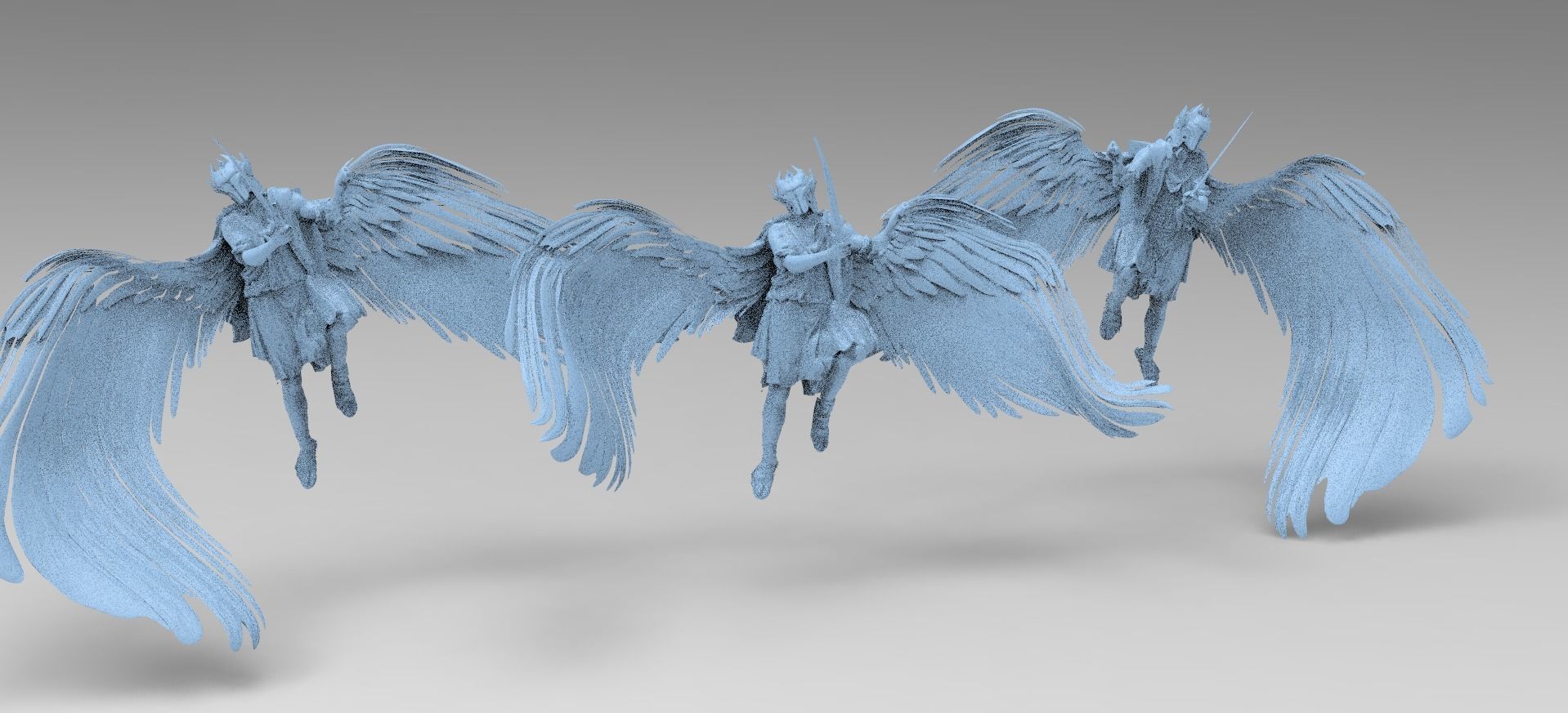 Dantes Inferno Ghost Angel Portal Collection 3D model_4