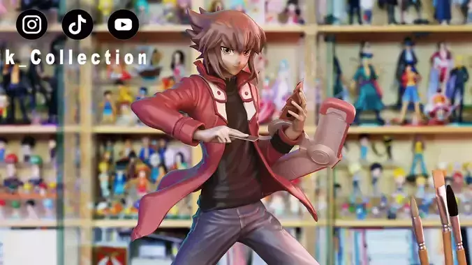 JADEN YUKI - JUDAI YUKI-  YUGIOH GX 3D print model