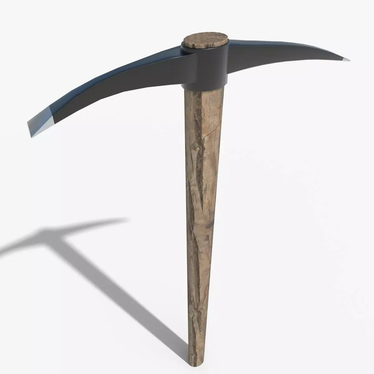 Pickaxe model Low-poly 3D model_0