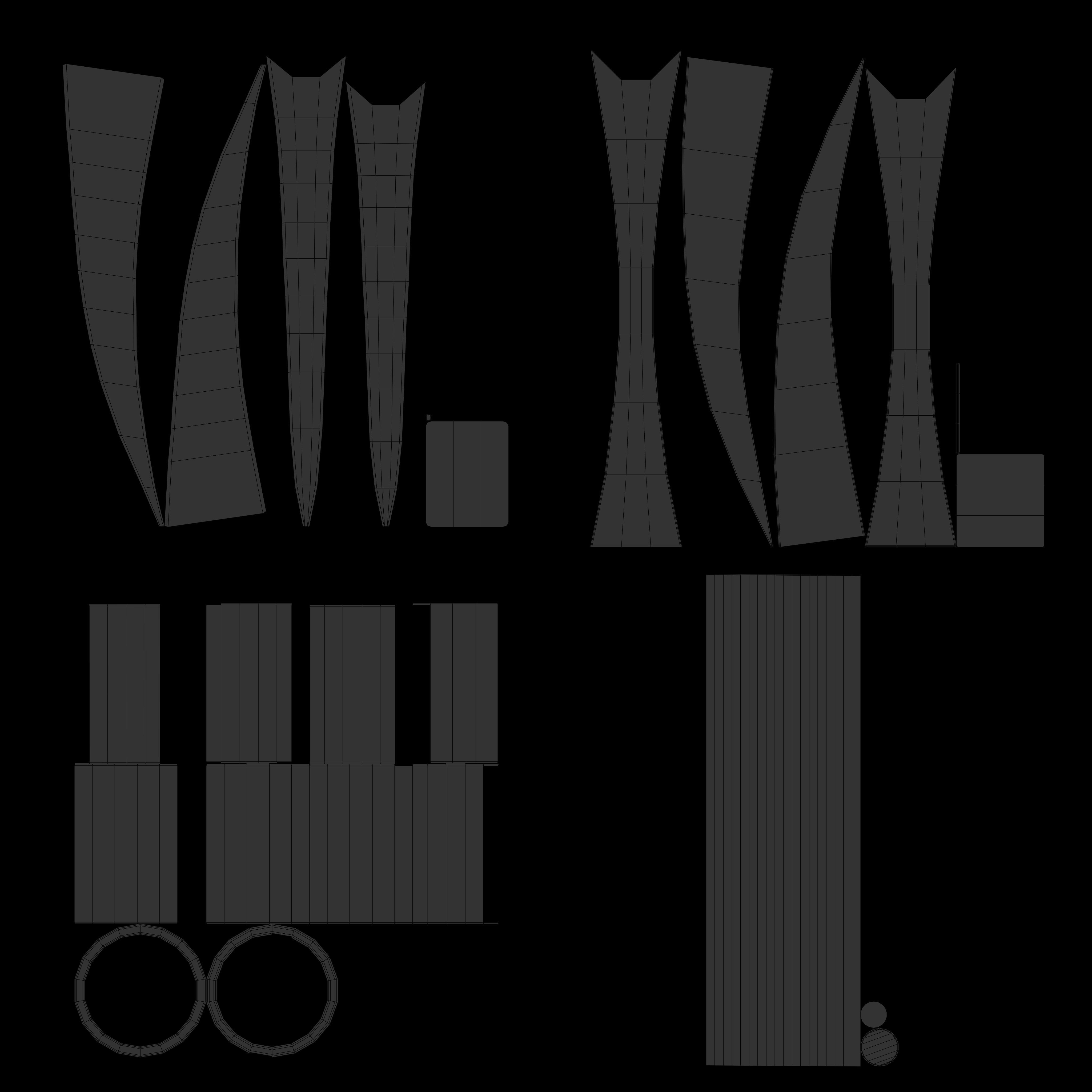 Pickaxe model Low-poly 3D model_11