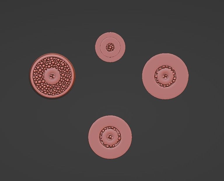 Packed Fireplace Outdoor Modern Low-poly 3D model_14