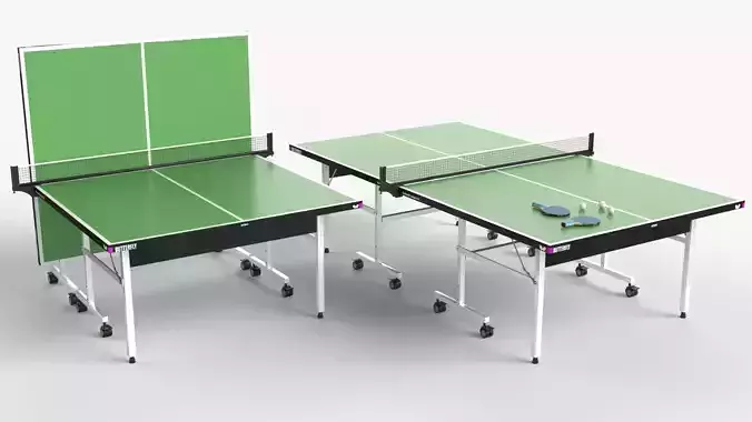 GreenTennis Table Ping Pong and racket and balls
