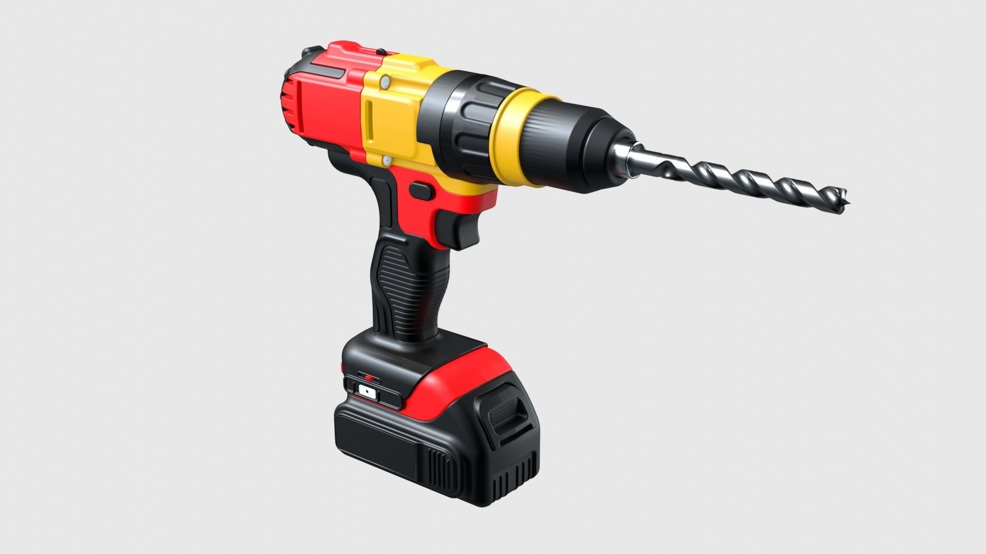 Drill gun Drill machine Driller Drilling machine 3D model_3