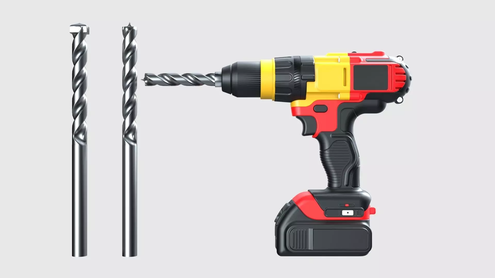 Drill gun Drill machine Driller Drilling machine 3D model_0
