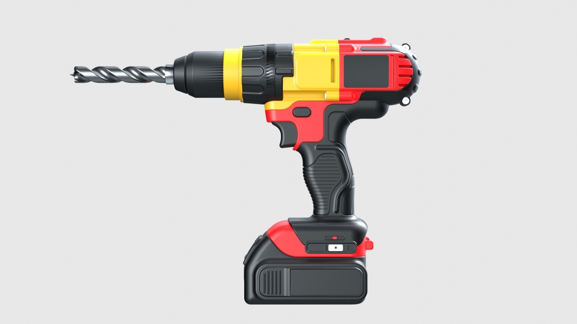 Drill gun Drill machine Driller Drilling machine 3D model_1