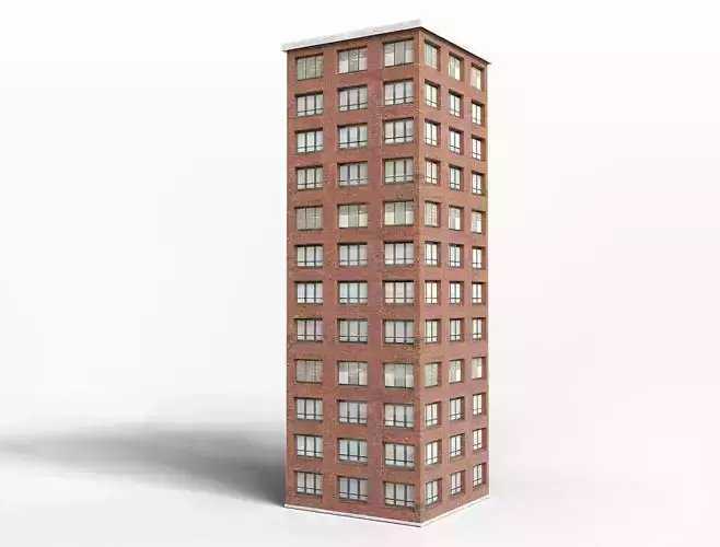 12 Floor City Building Photorealistic Asset -  Edificio y Ciudad
