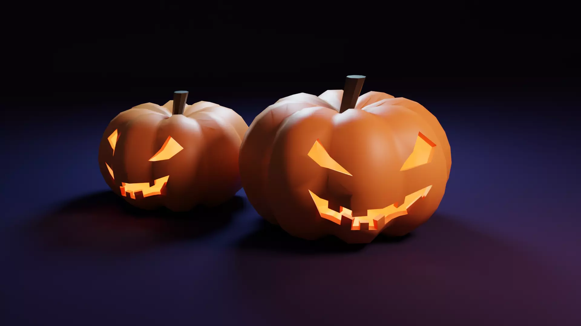 Halloween Pumpkin Free low-poly 3D model