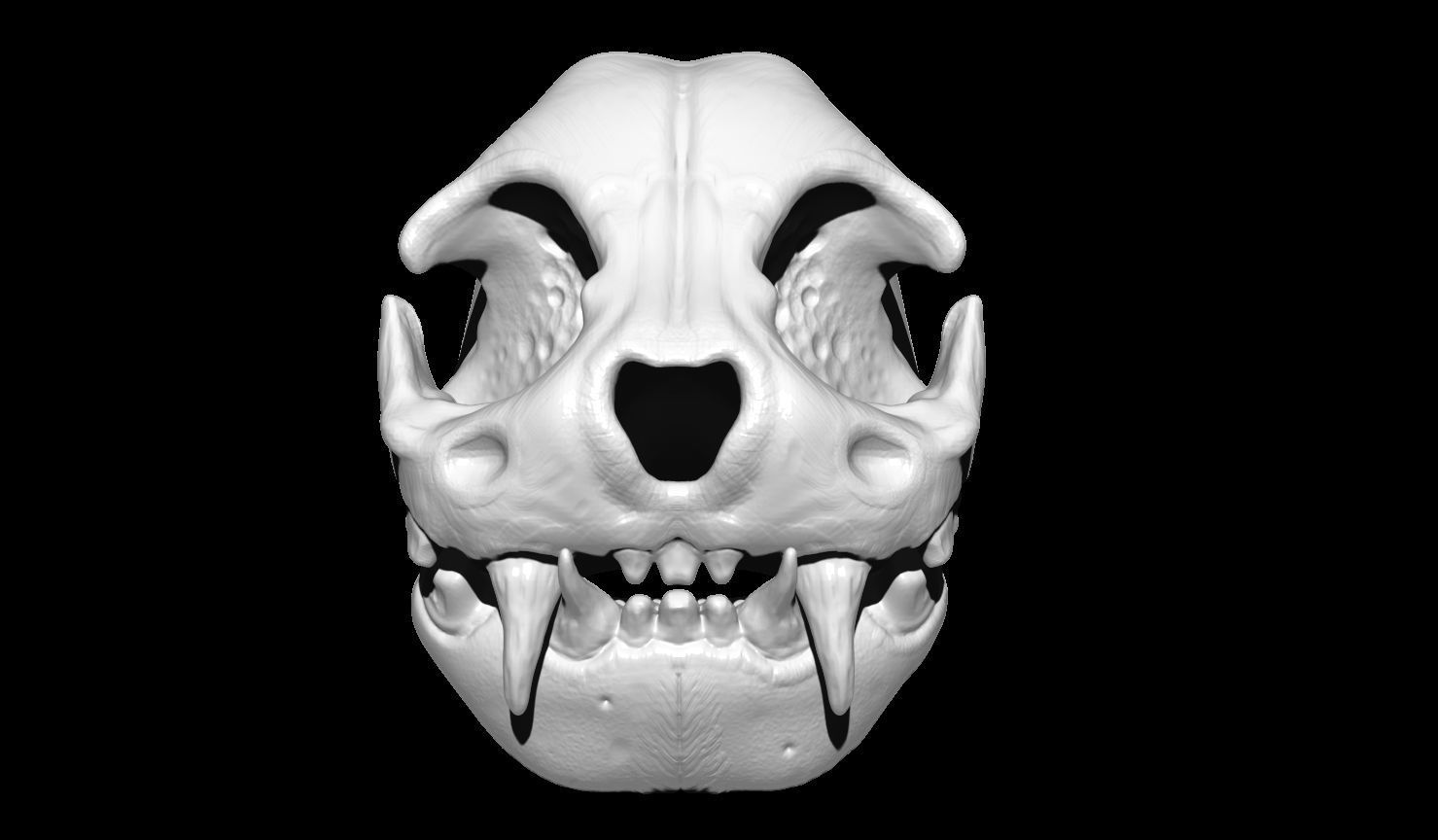 Creature Skull 3D print model_2