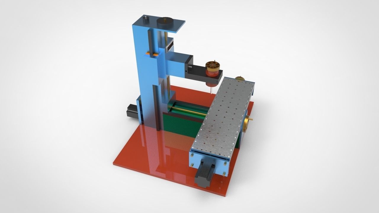 CNC Turning Machine  3D model_3