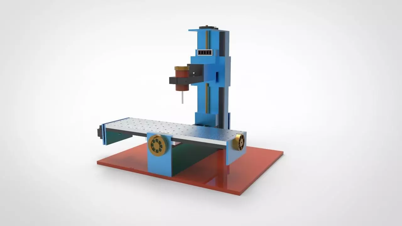 CNC Turning Machine  3D model_0