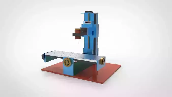 CNC Turning Machine  3D model