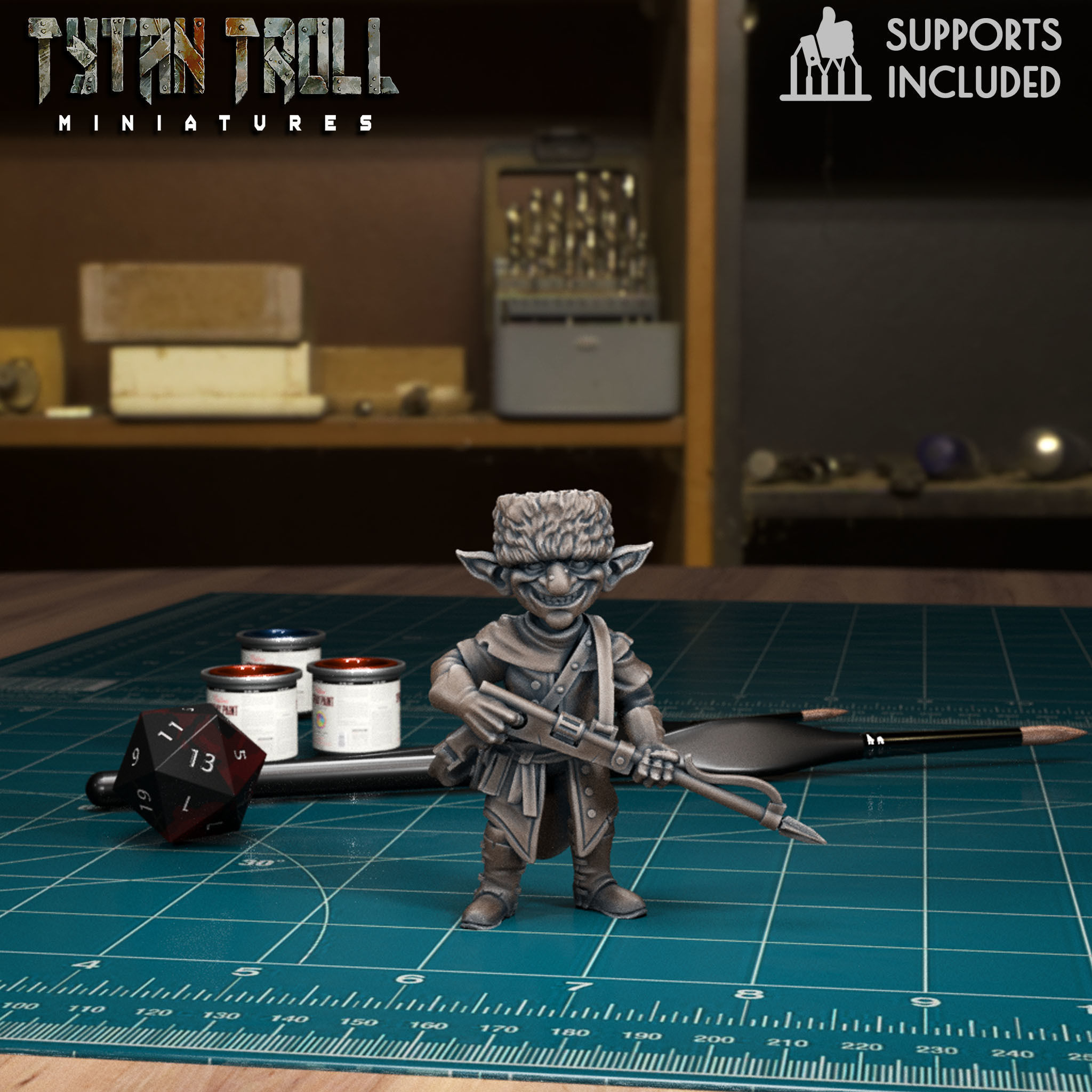 DnD Heroes - Rangers Bundle - Pre-Supported 3D print model_12
