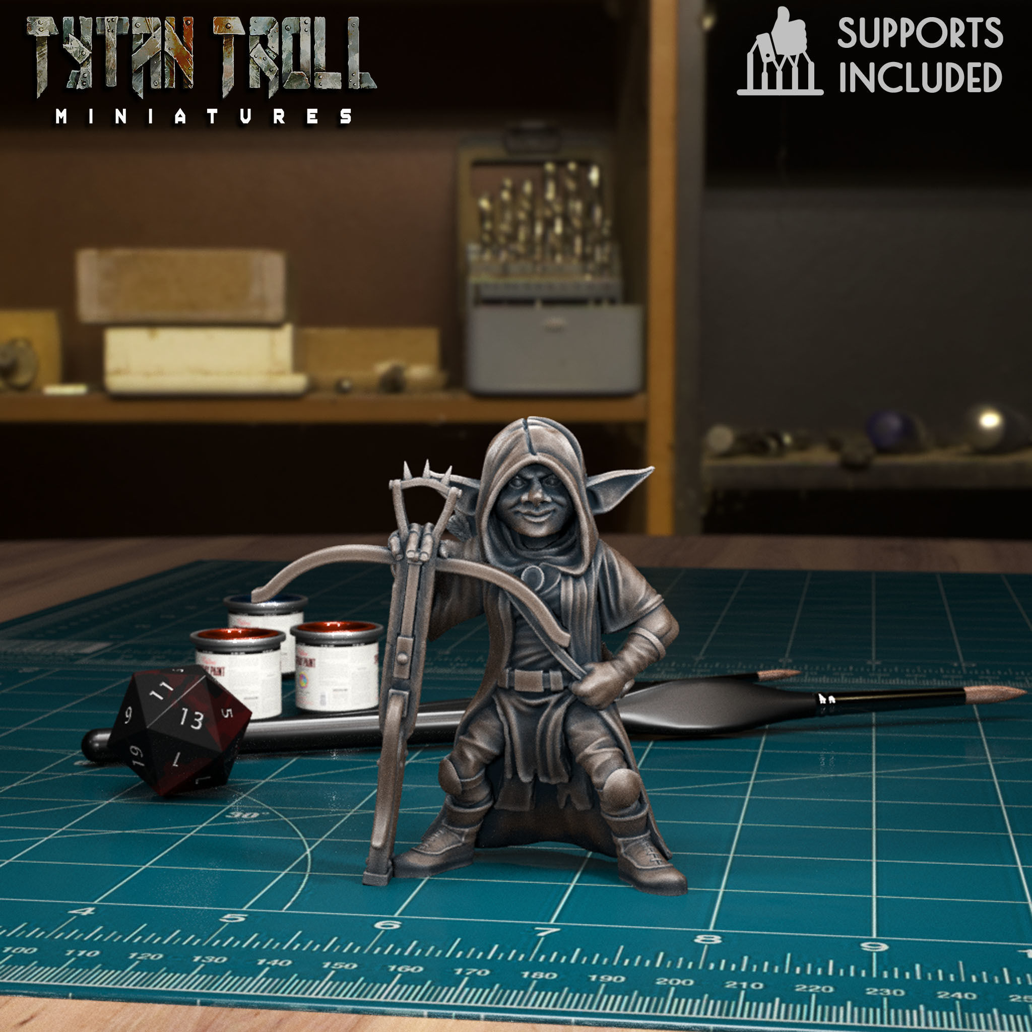 DnD Heroes - Rangers Bundle - Pre-Supported 3D print model_11