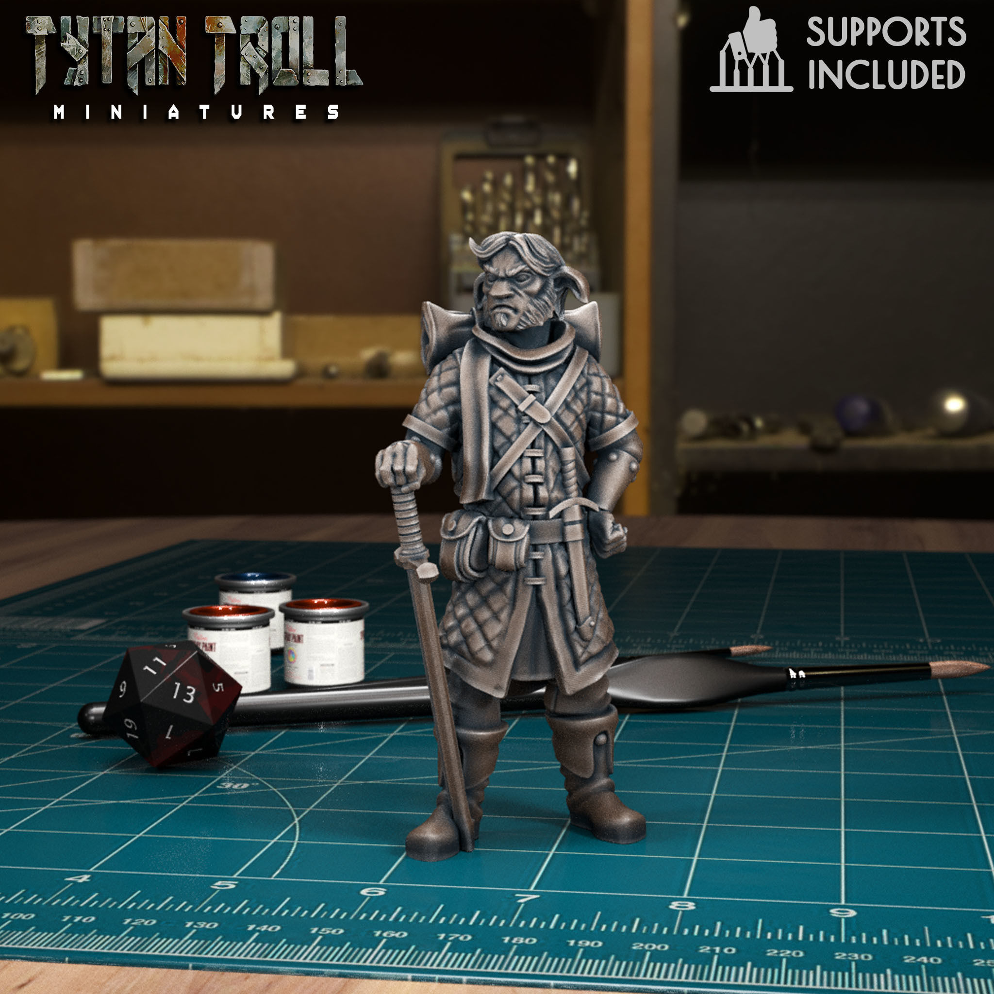 DnD Heroes - Rangers Bundle - Pre-Supported 3D print model_8
