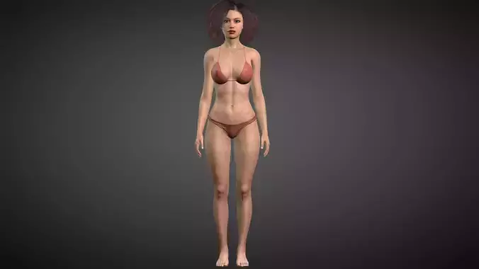 Realistic Female Model AAA