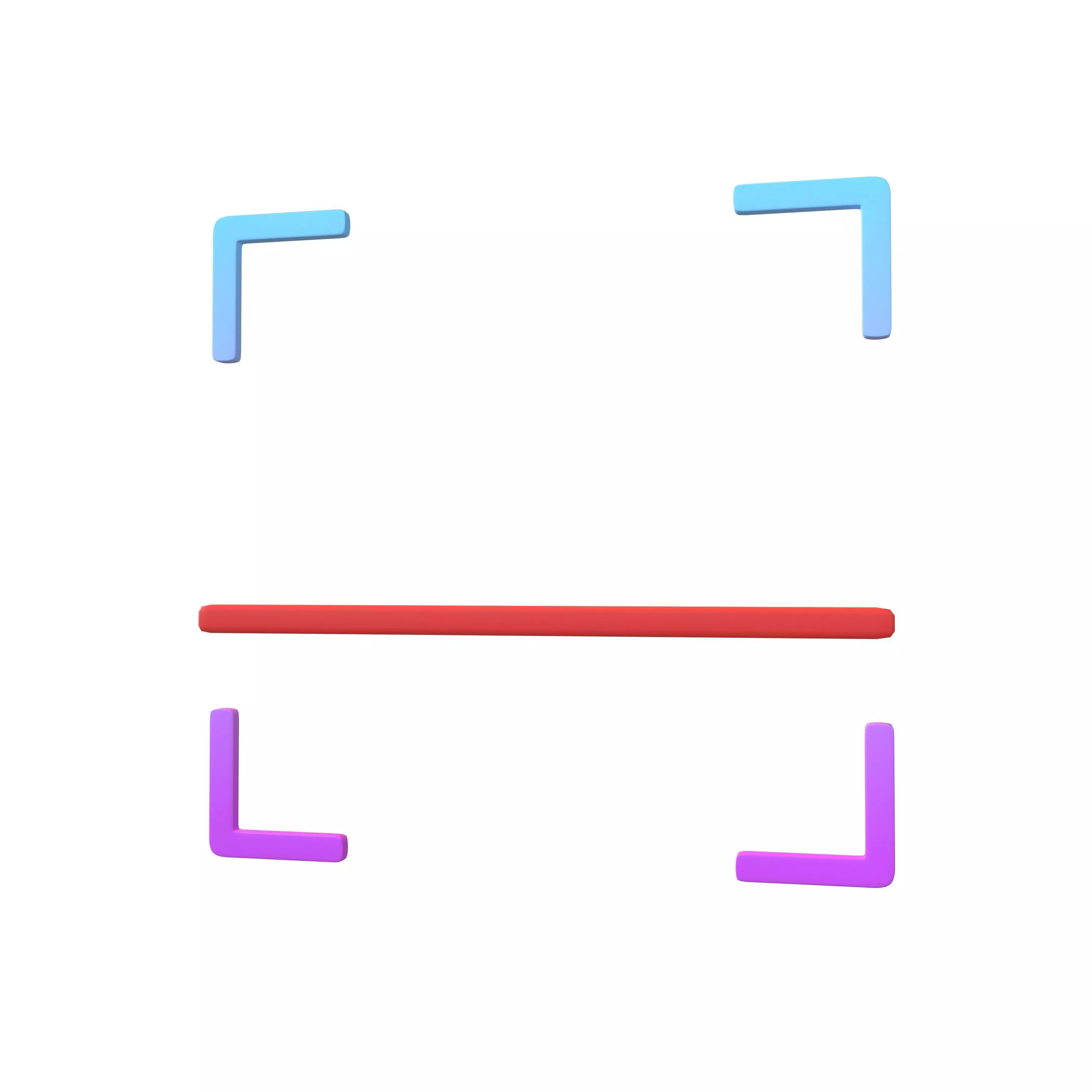 Scan Icon v2 002 Low-poly 3D model_0