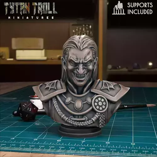 Curse of Strahd - Strahd Bust - Pre-Supported 
