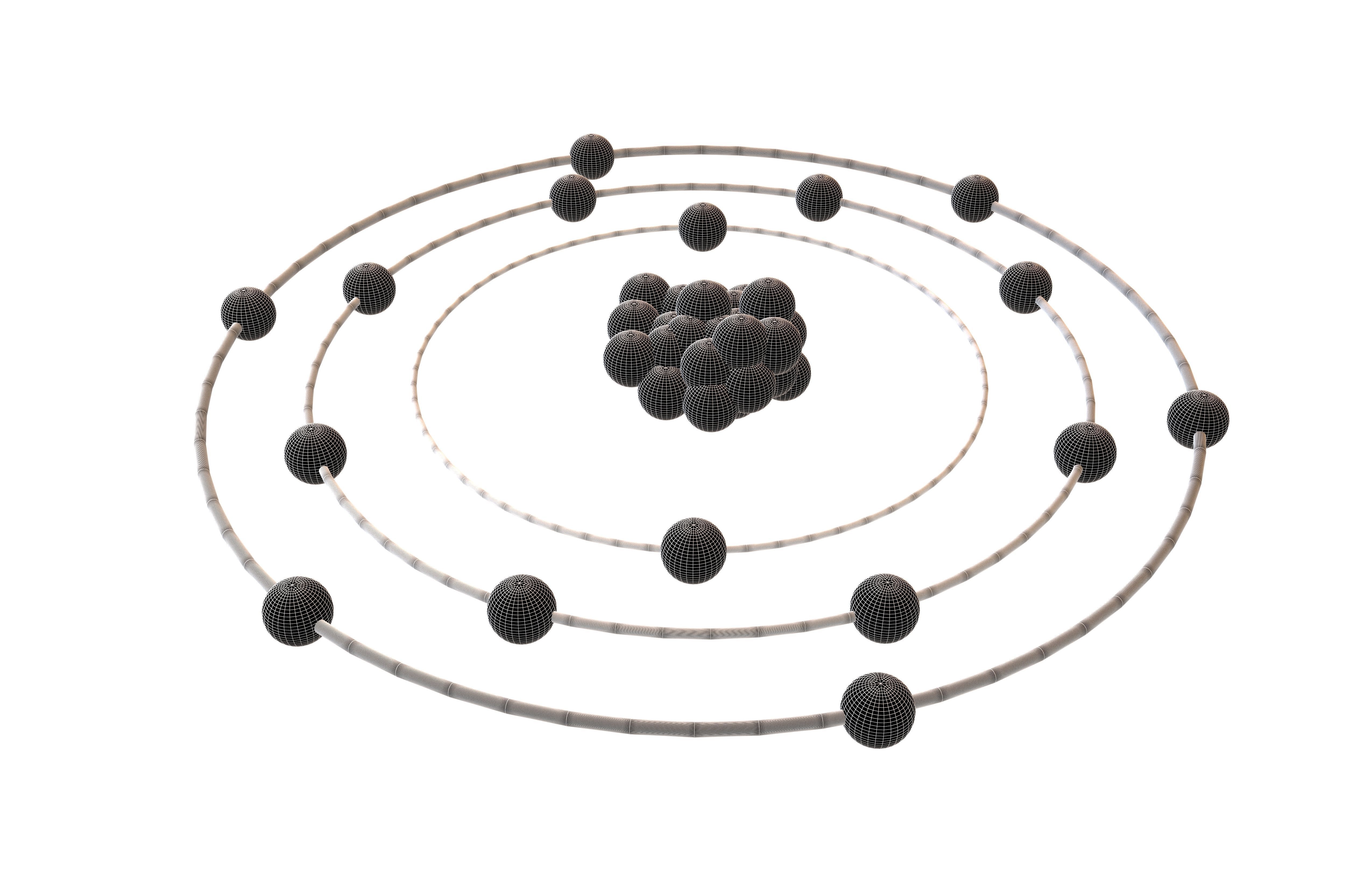 Sulfur Chemical Element v1 003 Low-poly 3D model_5
