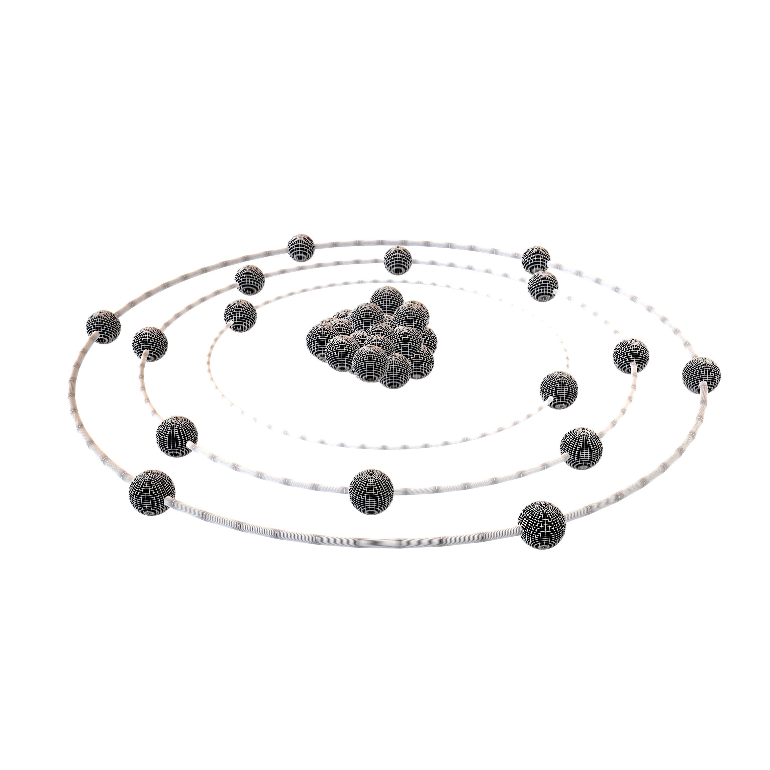 Sulfur Chemical Element v1 003 Low-poly 3D model_6