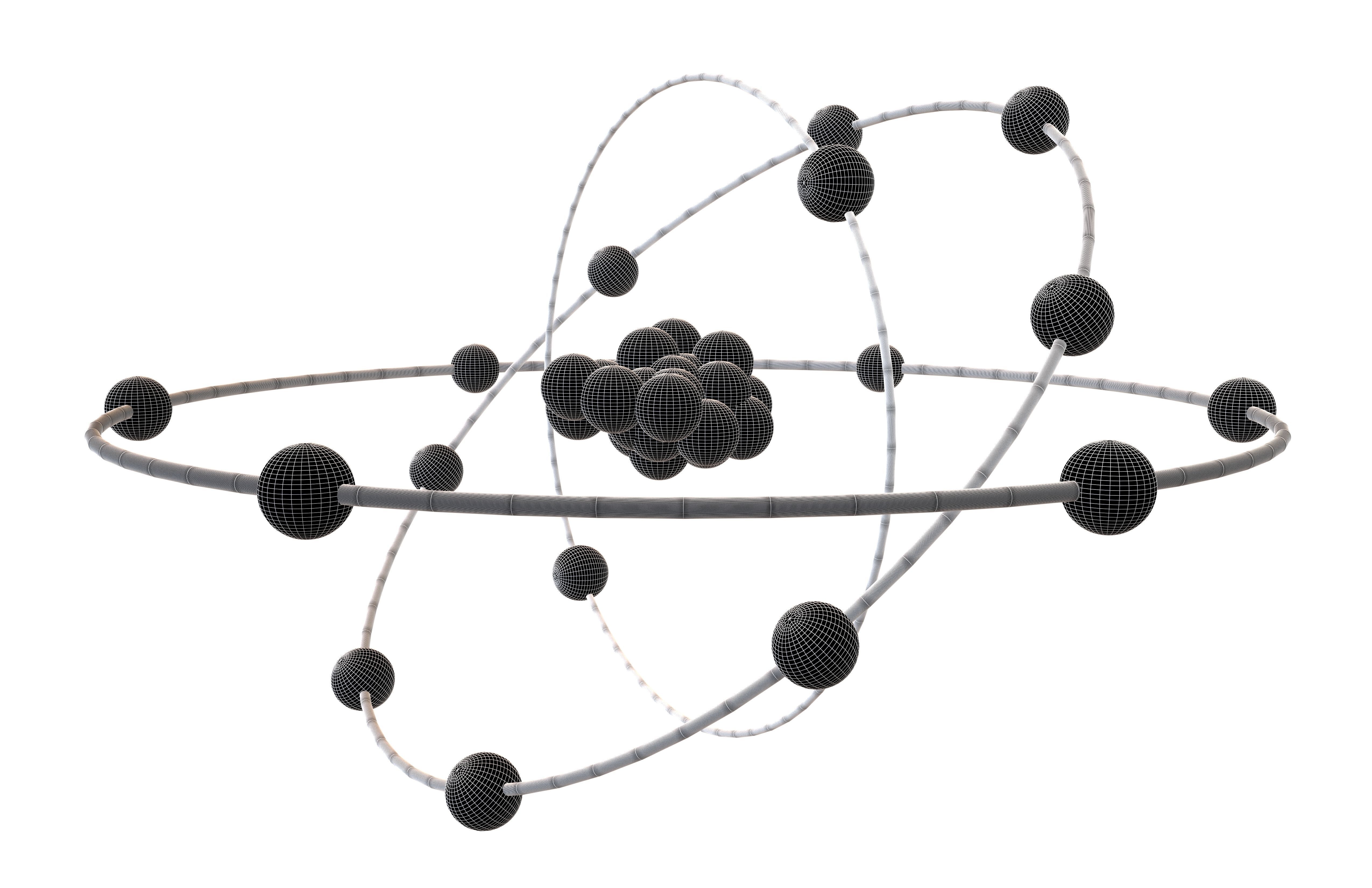 Sulfur Chemical Element v2 002 Low-poly 3D model_5