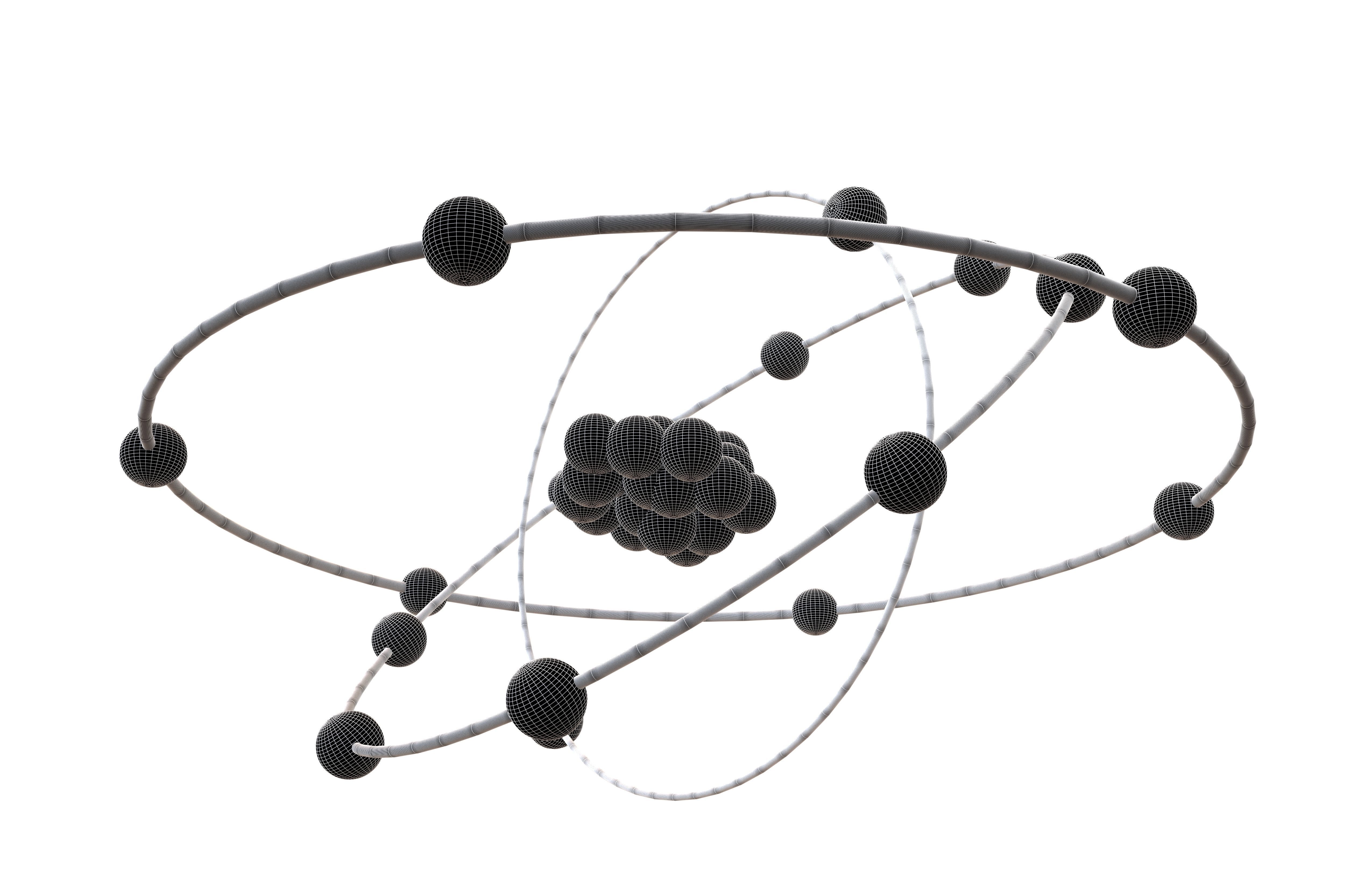 Sulfur Chemical Element v2 002 Low-poly 3D model_7