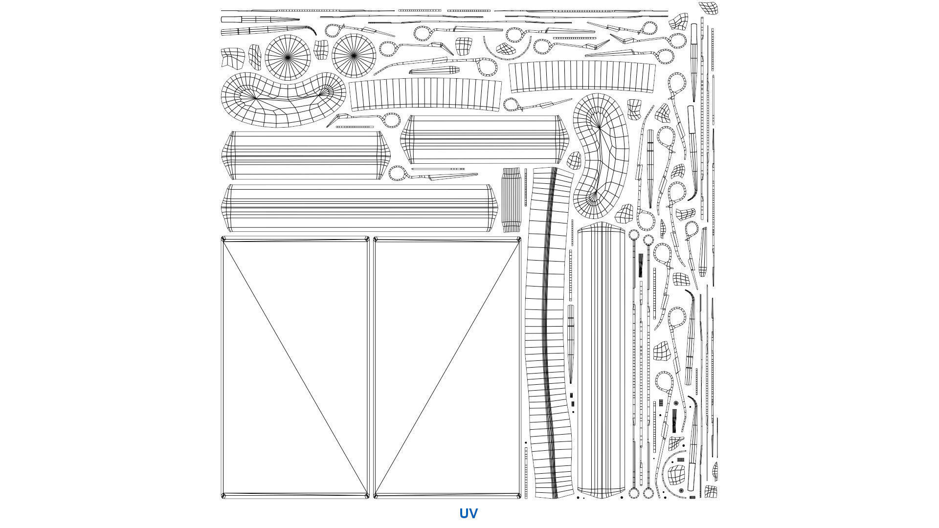 Medical Instruments 1A Low-poly 3D model_7