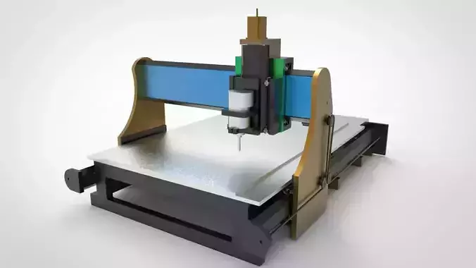 CNC Router Machine 3D model