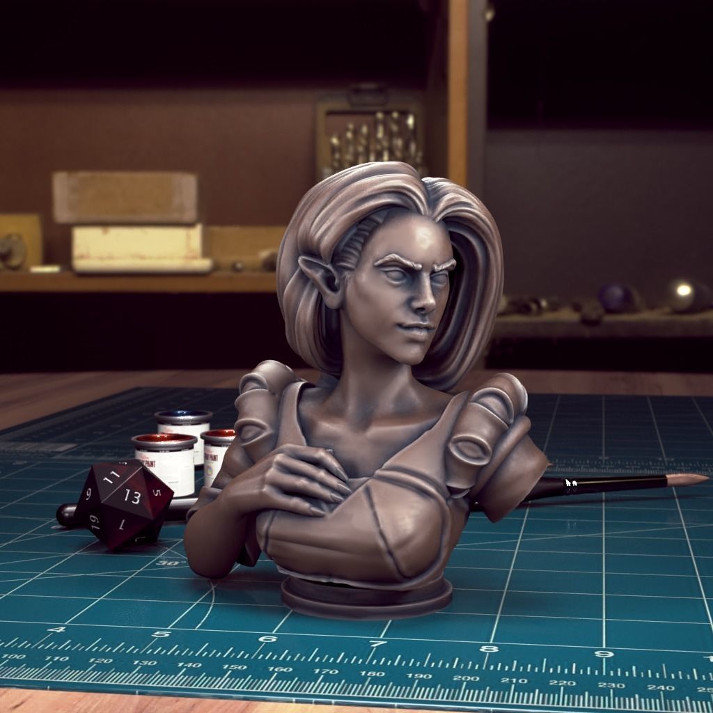 Curse of Strahd - Bust Pack 03 - Pre-Supported  3D print model_7