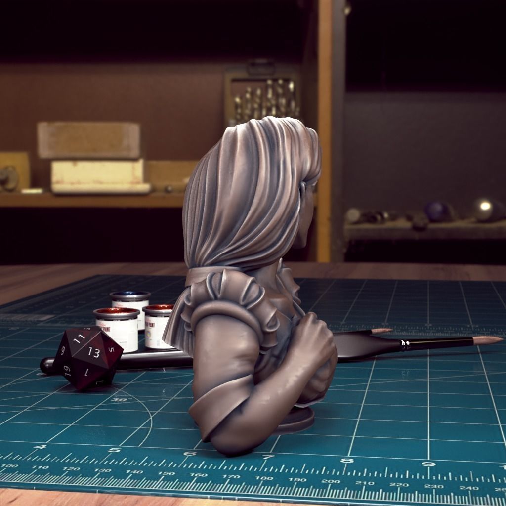 Curse of Strahd - Bust Pack 03 - Pre-Supported  3D print model_10