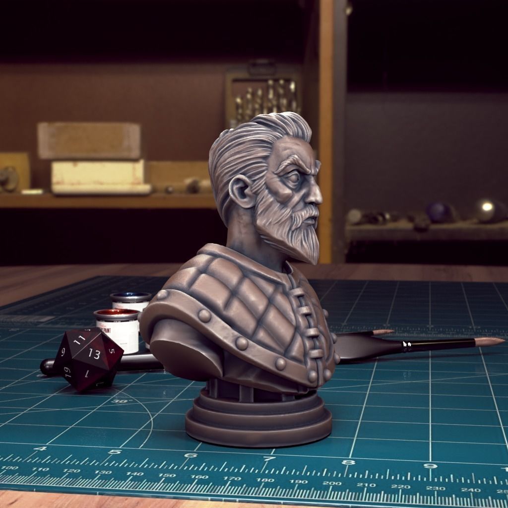 Curse of Strahd - Bust Pack 03 - Pre-Supported  3D print model_28