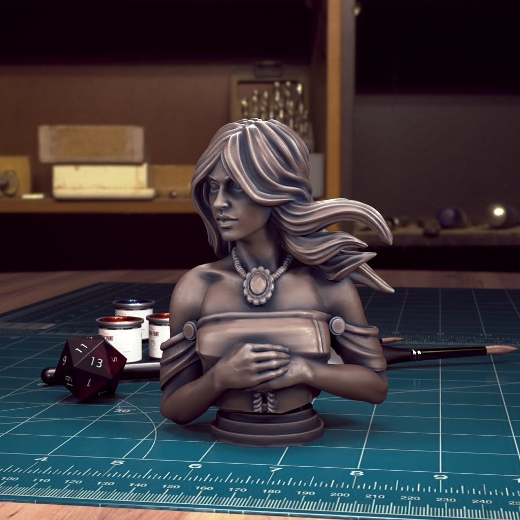 Curse of Strahd - Bust Pack 03 - Pre-Supported  3D print model_21