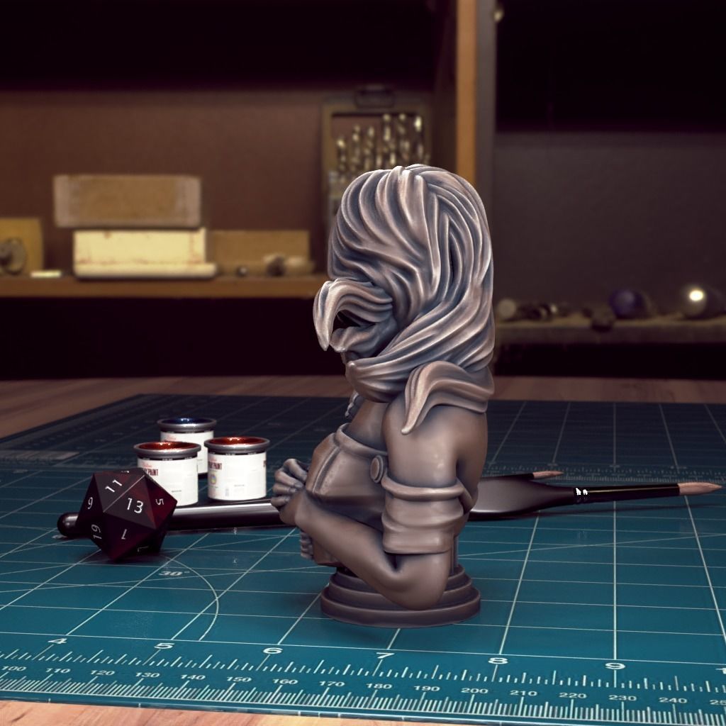 Curse of Strahd - Bust Pack 03 - Pre-Supported  3D print model_22