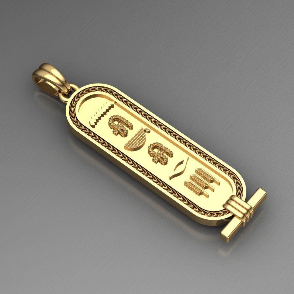 4 Pendants 3D print model_7