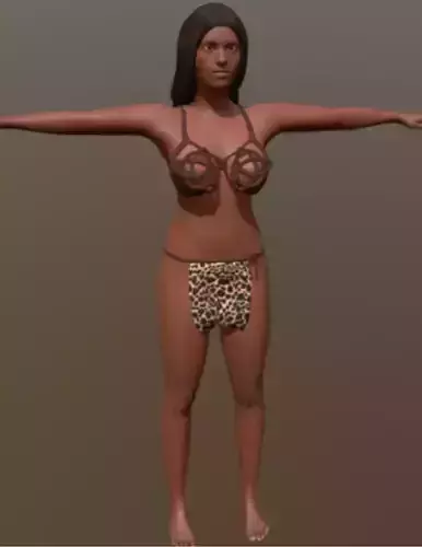 Jinx Amazona -Rigged 3D model