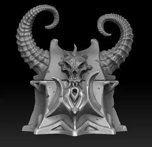 Daemon chest 3d print 3D print model