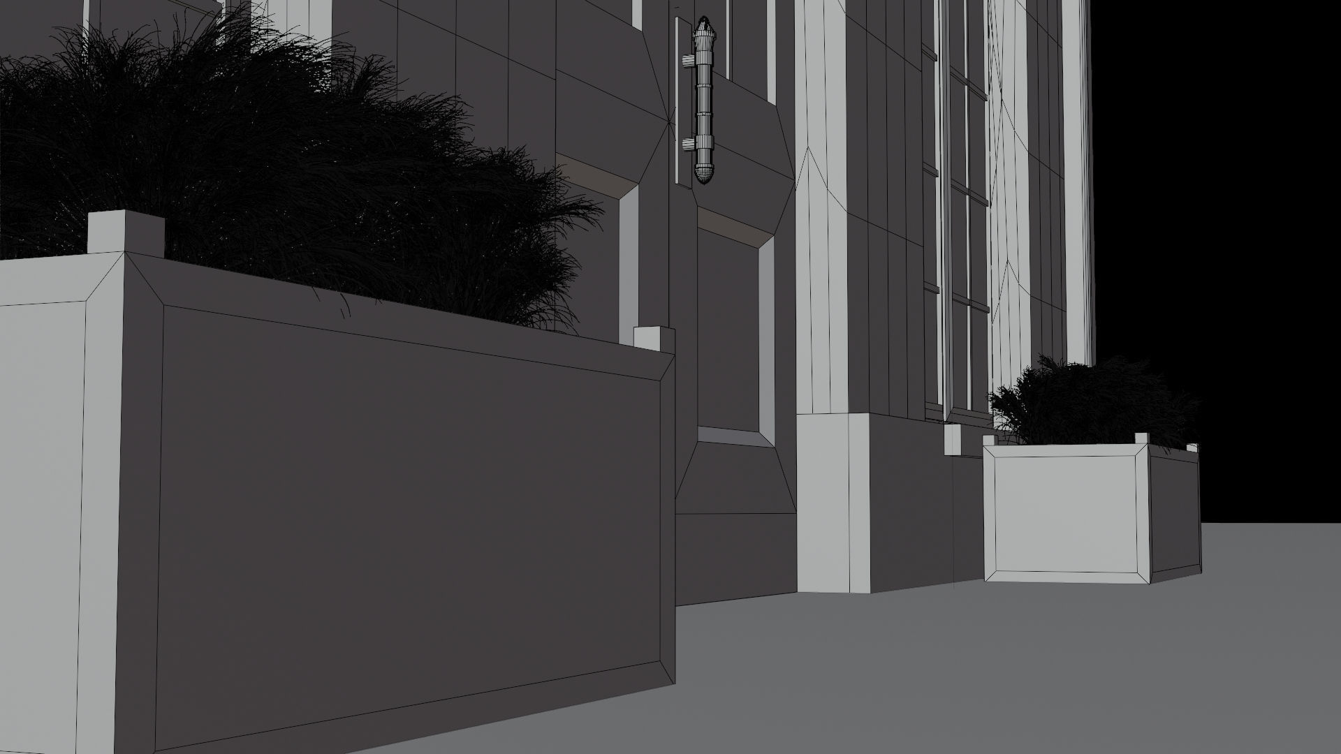 Cafe 3D Model Free 3D model_8