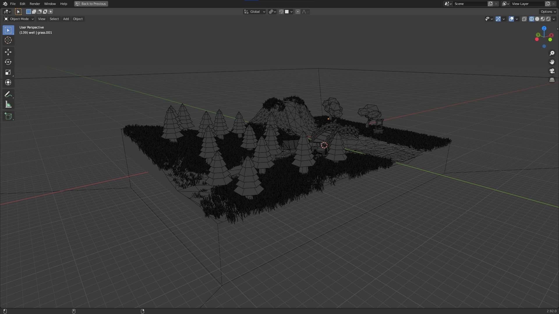 Low poly scene Free low-poly 3D model_6